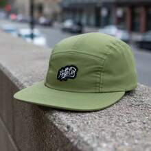 Anth Co Lunar Adjustable Five-Panel Waterproof Cap - Green - View 6