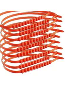 10pcs Portable Car Anti-Slip Chains, Universal Anti-Skid Tire Traction Belts Suitable For SUV And Sedan, High Traction Anti-Slip Chains, Easy To Install Traction Belts, Durable Winter Emergency Traction Accessories - Multicolor - View 12