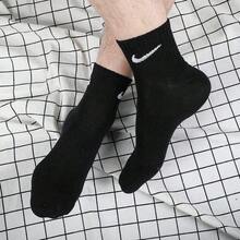 3 双 NIKE U EVERYDAY LTWT ANKLE 吸湿排汗棉混纺休闲训练袜，黑色 - 黑色 - 查看 7