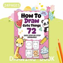 GDTME Cómo dibujar cosas lindas: Libro para colorear para adultos y adolescentes, lindo, simple, audaz, 24 páginas, gran regalo para Pascua, Día de la Madre, Día del Padre, festival de música, temporada de bodas, regreso a la escuela y cumpleaños. Regalos para mamá, K-Pop, escuela, libros para colorear, papelería, regalos de Pascua, decoración de habitaciones, útiles escolares, útiles de oficina, regalos, rellenos de bolsas de fiesta, juguetes, suministros para fiestas de graduación 2026. (Espacio de confort para colorear) - Libro para colorear - Ver 3