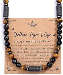 Obsidian Necklace For Men - 1 - View 2