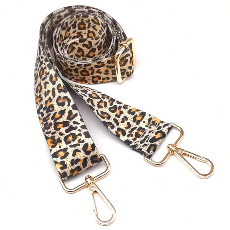 Universal Replacement Shoulder Strap For Women's Handbags - Wide 3.8cm Crossbody Bag Straps - Leopard_A - 豹-小型 - 查看 1