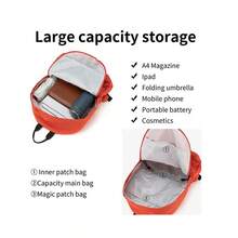 Simple Multifunctional Men's And Women's Backpack Foldable Waist Bag Outdoor Large Capacity Lightweight Casual Crossbody Bag - Multicolor - View 8