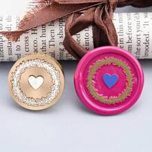 Wax Sealed, Open Me, Handmade With Care, Wish You Happiness! Brass Sealed, Used To Decorate Envelopes, Invitations, Gifts, Birthday Party Postcards, Greeting Cards, Etc. - Gold - View 62