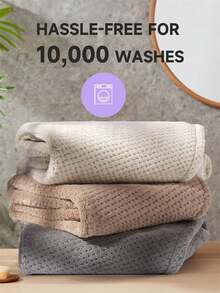 4 件装 - 超细纤维干发巾，柔软速干，简约纯色浴室毛巾，超强吸水发帽，防毛躁湿发浴帽，浴室配件（颜色可能与图片略有不同，请以实物为准）。 - 彩色 - 查看 4