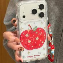 适用于 17/17 Pro/17 Pro Max 的奢华星空设计全包防震保护手机壳，女士款 - 無色 - 查看 3