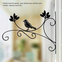 Colgadores decorativos para plantas Soporte para colgar en la pared de hierro Colgador para plantas Gancho para macetas para decoración del jardín del hogar - 1 - Ver 3