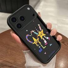 Lovebirds For  Moto E40 32 30 22 13 DGE60 50 PRO G85 84 75 55 54 53 45 35 34   32 30 24 23 22 20 15 14 13 10 FUSION Vivo Y100 78 78M 78T1 77T 36 30 E PR0   LITE 28E 28 27 S 27 18 17 11 Thickened Shockproof, Premium Silicone, Trendy   Creative Soft Shell - Agapornis - PSEWEY negro - Ver 2