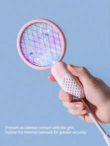 Matamoscas USB con luz UV, lámpara eléctrica portátil mini mata insectos para interiores, exteriores, camping, coche, hogar, hotel - Repelente de plagas - Multicolor - Ver 5