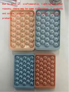 33-Cavity Round Ice Cube Tray, Polished Glossy Surface, Dust-Proof, Suitable For Home Kitchen (33-Cavity Spherical Ice Cube Tray) - Multicolor - View 11