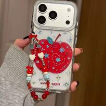 适用于 17/17 Pro/17 Pro Max 的奢华星空设计全包防震保护手机壳，女士款 - 無色 - 查看 4