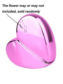 1件/2件25毫升心形香水喷雾瓶，菱形铝制喷雾器，可再填充小香水瓶 - 彩色 - 查看 8