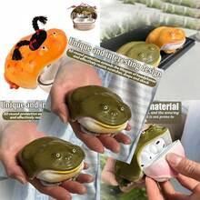 Handmade Uy Frogs Wireless Earphone Protector Case Cover for AirPods full range Weird Toad Earbuds Cases Compatible Design Covers Creative Animals Soft Anti-Scratch STYLE-R for airpods 4-013 - ESTILISTA - Ver 3