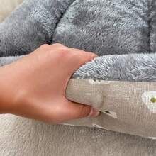 Cama para mascotas, adecuada para perros, gatos y otras pequeñas mascotas, suave, resistente a la suciedad, protege la piel del animal y es lavable. - Caqui - Ver 5