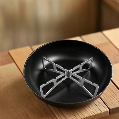 2/4pcs Unique Stainless Steel Steaming Rack, Kitchen Steaming Accessories, Suitable For Air Fryer, Cookware, Pressure Cooker, Round Cake Mold, Oven, Stainless Steel Baking And Cooling Steaming Grill