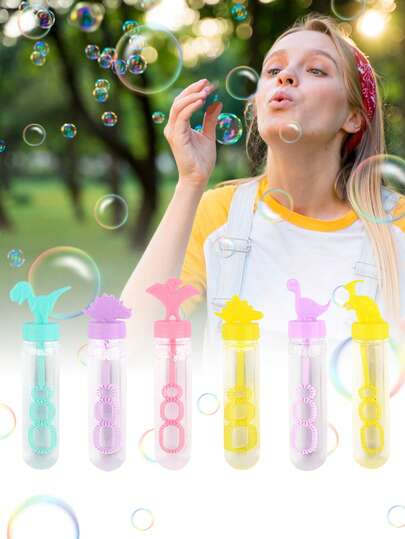 6/12/24支装恐龙造型泡泡棒（无需液体），海洋主题派对用品，学生课堂奖励，生日，圣诞节，毕业典礼，情人节，婚礼装饰，节日礼物