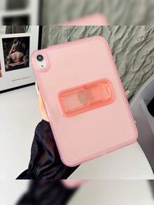 极简透明支架保护套，兼容苹果 Mini 6/7、Tab A7/9、iPad 5/5 Pro、iPad SE11、Matepad 11.5 等平板电脑，防摔透明支架平板电脑保护套 - 黑色 - 查看 7