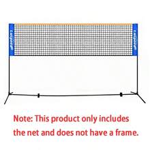 1pc Portable Badminton/Tennis Net For Sports Training (Net Only, No Stand) - Blue - View 6