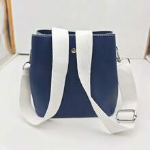 Universal Replacement Purse Bag Strap For Women's Handbags - Wide 3.8cm Crossbody Shoulder Straps - White W/Silver Clips - Coton-white(SilverClips) - View 5