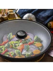 IMPORTEEK Tapa Protectora Contra Salpicaduras de Cocina Evita Salpicaduras de Aceite o Alimentos con Medidas de 33cm/29cm/25cm - 33cm - Ver 4