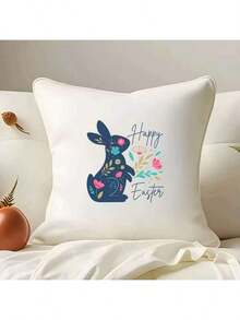 1pc/2pcs/3pcs Easter Bunny & Flower Heat Transfer Vinyl Stickers, Easy To Iron, Washable, For DIY T-Shirt, Jeans, Backpack And Pillow Thermal Transfer Stickers - L - View 6