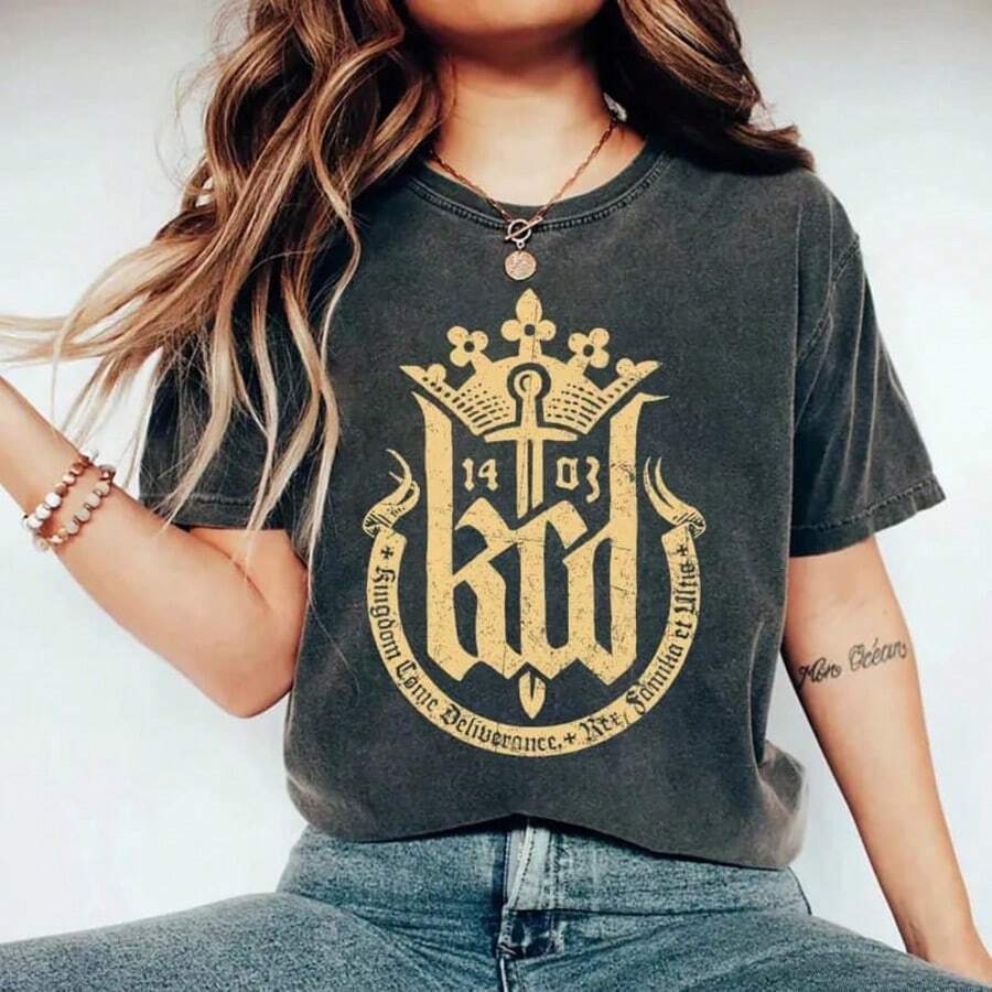 Kingdom Come Deliverance 2 Shirt, KCD2 Merch _ Vintage Medieval Gothic ...