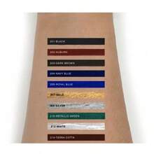 Delineador de Ojos de  Italia Líquido Delineador Perfecto Negro Mate Calidad Premium - 201 negro - Ver 7