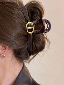 时尚发夹 - 优雅造型发夹，适合打造蓬松发髻，完美提升日常、办公和周末早午餐造型，是时尚女性必备的发饰，优雅发夹，女士发夹，女孩发爪 - 彩色 - 查看 2