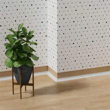 1 件 39.37 英寸/78.74 英寸 柔性 L 型四分之一圆装饰条 | 双面自粘装饰条，适用于地板边缘、墙角、楼梯、橱柜、浴缸边缘 | 0.59 英寸（宽）* 0.59 英寸（高），白色，墙面装饰条 - 彩色 - 查看 8