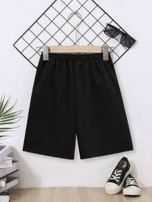 青少年男孩赛车风格设计印花Polo衫+赛车号码“48”标志图案工装裤 男孩夏季新款套装 - 彩色 - 查看 6