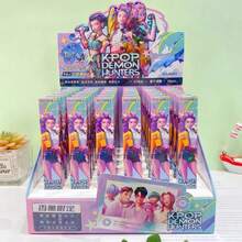 K-POP风格圆珠笔，时尚K-POP周边产品，书写流畅，适合日常办公学习用品，粉丝收藏礼物 - 彩色 - 查看 4