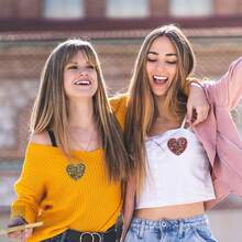 12pcs Disco Ball Heart Iron-On Patches - Vibrant Embroidered Appliques For Jeans, Hats, T-Shirts & Backpacks - Disco Planet - View 6