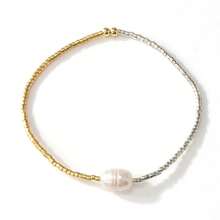 1条波西米亚风仿珍珠手链，金色米珠与银色米珠交错串珠，简约波西米亚金珠手链，米珠弹力手链，可叠戴女士时尚配饰，毕业季礼物，同学礼物，朋友礼物，斋月礼物，情人节礼物，周年纪念礼物 - 彩色 - 查看 8
