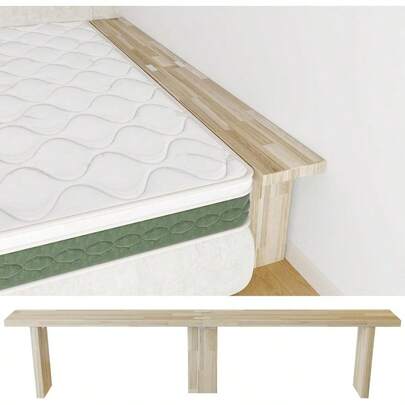 すきまパッド ベッド隙間パッド 木製 継ぎ足し マットレス用隙間パッド マットレスギャップフィラー ベッド拡張 隙間埋めクッション 物が落ちにくく (200×20×40cm)