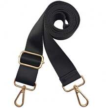 1.5\ Wide Replacement Crossbody Bag Strap For Women's Handbags Shoulder Straps - Black W/Gold Clips - Màu đen (kẹp vàng) - Xem 1