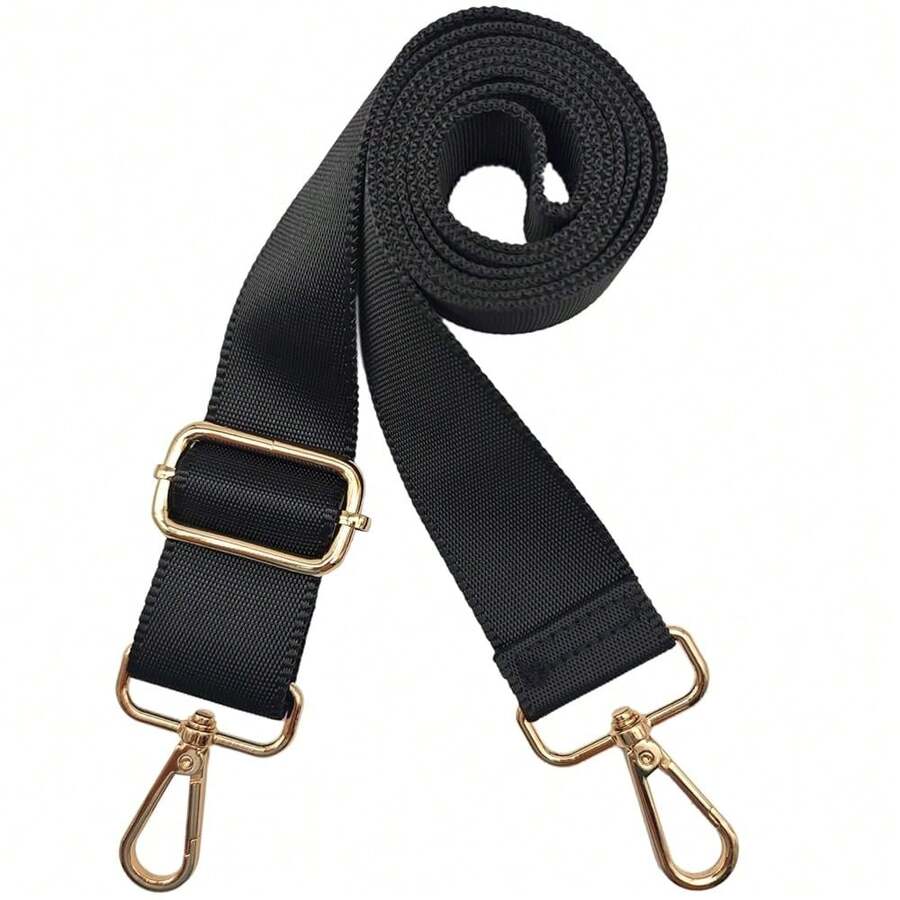 1.5\ Wide Replacement Crossbody Bag Strap For Women's Handbags Shoulder Straps - Black W/Gold Clips - Màu đen (kẹp vàng) - Xem 1