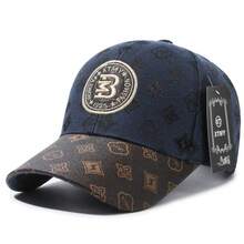 Baseball Caps - Navy Blue - View 3