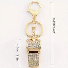 Elegancki naszyjnik z gwizdkiem, pozłacany, modny naszyjnik z gwizdkiem, gwizdek survivalowy, metalowy gwizdek sędziowski, wieszak na bagaż, gwizdek ratunkowy i gwizdek sędziowski, elegancki naszyjnik dla mężczyzn i kobiet, akcesoria dla organizatorów imprez, utrzymanie porządku, odpowiedni na zajęcia na świeżym powietrzu, akcesoria kempingowe, akcesoria sportowe, artykuły szkolne, prezenty, piesze wycieczki, trekking, podróże, przygody, prezenty dla mężczyzn, prezenty dla kobiet, prezenty na imprezę - Jeden rozmiar pasuje do wszystkich - Zobacz 4