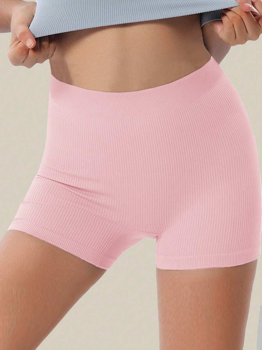 Seamless Slimming Waist Shaping Briefs For Women - Pink - View 1