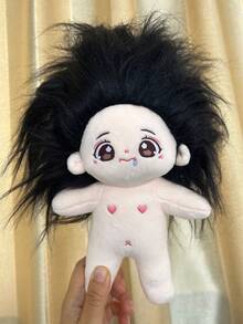 1个20厘米可爱毛绒棉质偶像娃娃，星空星座造型，女孩儿童礼物，可穿戴服装 - 彩色 - 查看 12