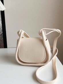 1 chiếc túi đeo chéo mini hình quả cầu lông dễ thương mới, thiết kế khóa nam châm, họa tiết hoạt hình dập nổi, dây đeo có thể điều chỉnh, đa năng và tiện dụng cho sử dụng hàng ngày, không gian chứa đồ rộng rãi, món đồ thời trang mới được yêu thích. - túi đeo chéo mini - Xem 5