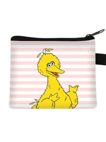 Sesame Street Cartoon Coin Purse, Portable Card Holder, Fashion Small Storage Bag, Can Hold Lipstick, Makeup Brushes, Skincare, Phone, Coins, Small Items, Suitable For Home, Gifts, Vacation And Holidays (Halloween, Christmas) And Multi-Purpose Use - Multicolor - View 17