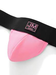 1pc JOCKMAIL Fashionable Sexy Men's Thong Underwear - Pink - View 3