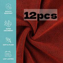 6/12 Pack Makeup Remover Cloths, 12 X 12 Inch Makeup Towels Soft Microfiber Face Towels, Reusable Makeup Remover Cloths For All Skin Types, Gentle And Effective Facial Washing Experience - Multicolor - View 12