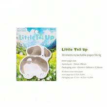 牛皮纸便签本，可爱卡通扭扭系列，学生留言便签，礼物，节日礼物，生日礼物，完美礼物 - 彩色 - 查看 9