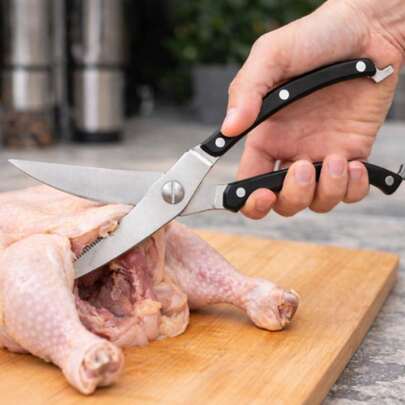 Tesoura Culinária Inox para Frango, Peixe e Carne