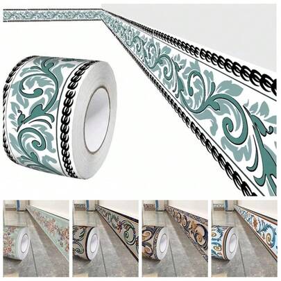 5米/卷 3D自粘踢脚线墙贴加厚防撞装饰条 客厅卧室转角线