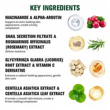 Lakerain 面部爽肤化妆棉，保湿亮肤 - 白色 - 查看 5