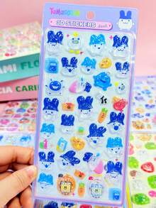 Takamogusa Series DIY Sticker Loose-Leaf Notebook Reward Intellectual Stimulating Scrapbook Planner Sticker, Children's Art And Handicraft - Multicolor - View 9