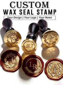 Custom Wax Stamp Kit, Custom Any Logo Wax Seal, Personalized Wax Seals, Custom Wax Seal Stamp Kit For Wedding Invitation, Wedding Wax Seal - Multicolor - View 2